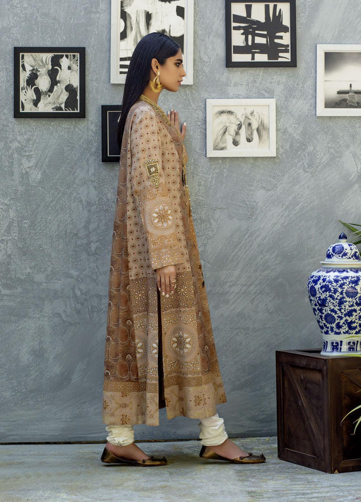 Shamaeel Ansari Luxury Pret  Silk Shirt SW-NVT 1