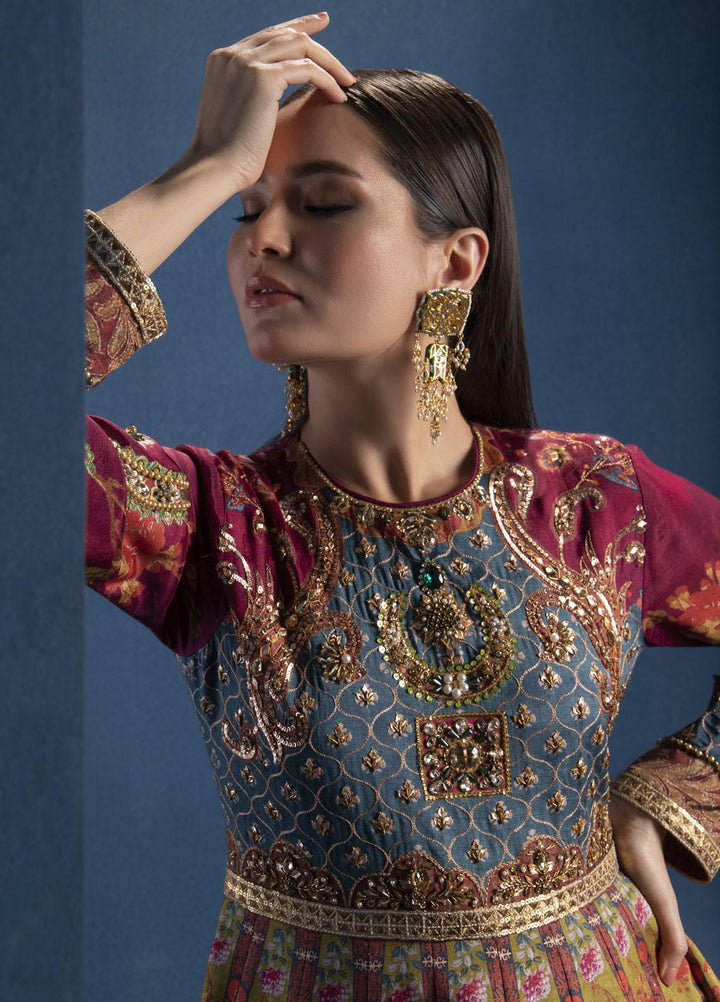 Shamaeel Ansari Luxury Pret  Silk Shirt SMA22SL S-02