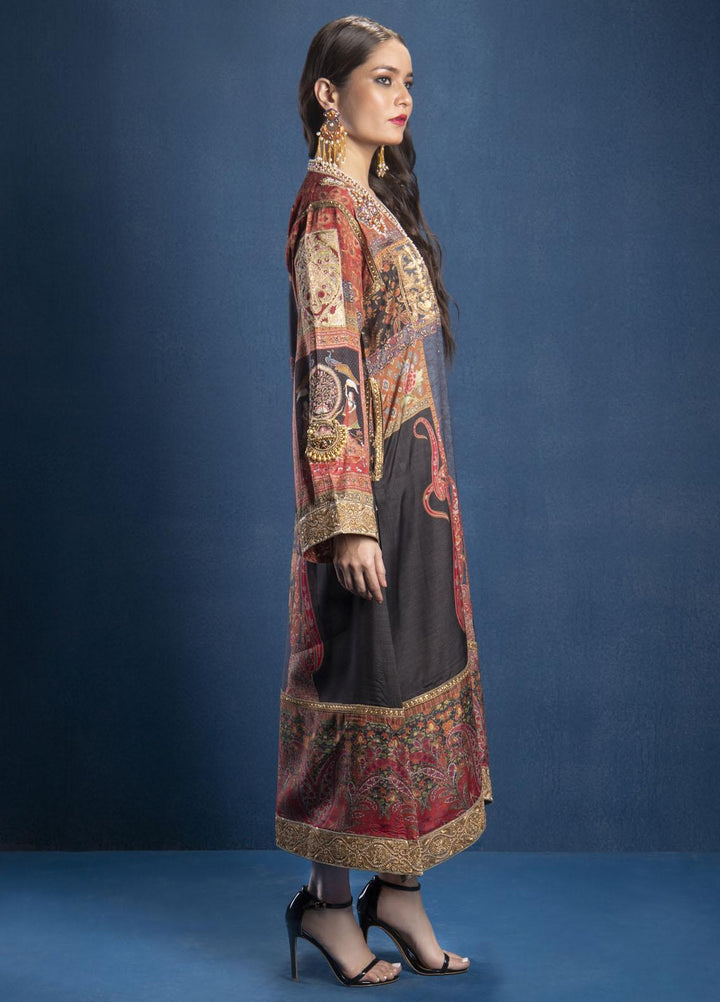 Shamaeel Ansari Luxury Pret  Silk Shirt SMA22SL S-03