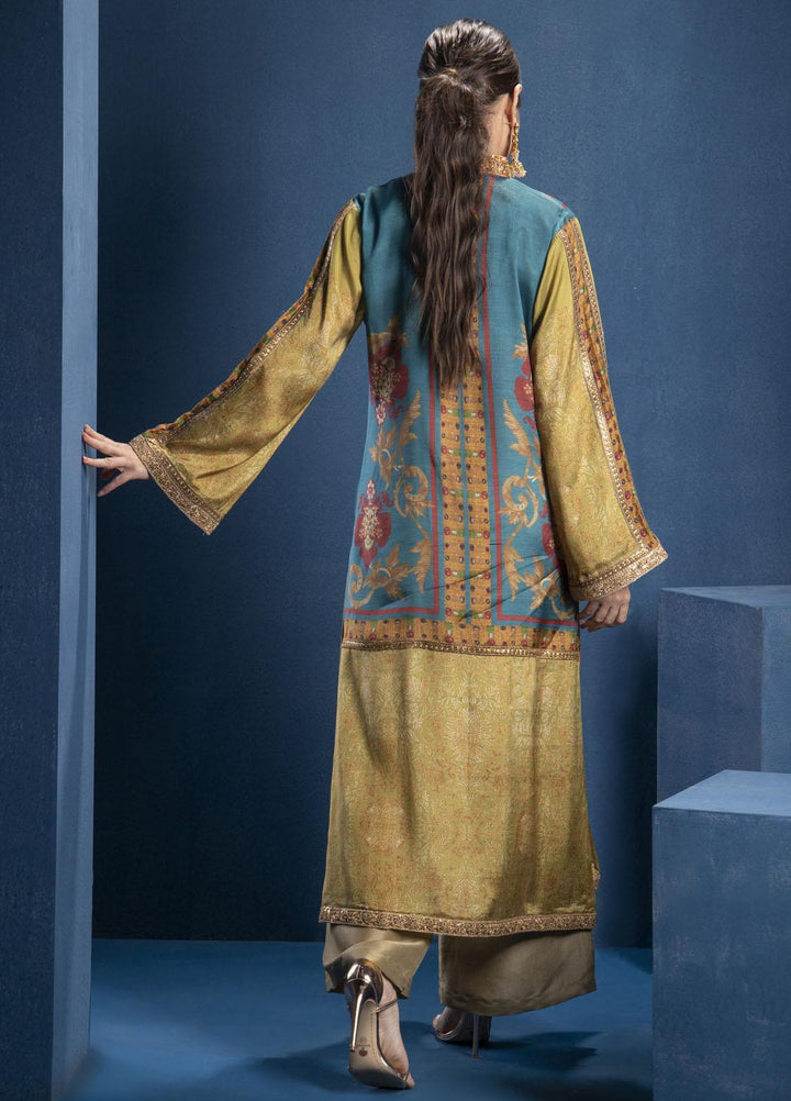 Shamaeel Ansari Luxury Pret  Silk Shirt SMA22SL S-04