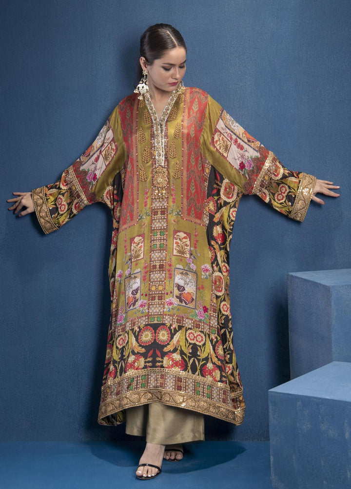 Shamaeel Ansari Luxury Pret  Silk Shirt SMA22SL S-05