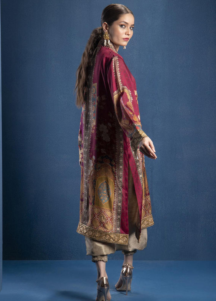 Shamaeel Ansari Luxury Pret  Silk Shirt SMA22SL S-06