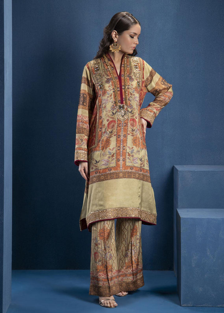 Shamaeel Ansari Luxury Pret  Silk Shirt SMA22SL S-07