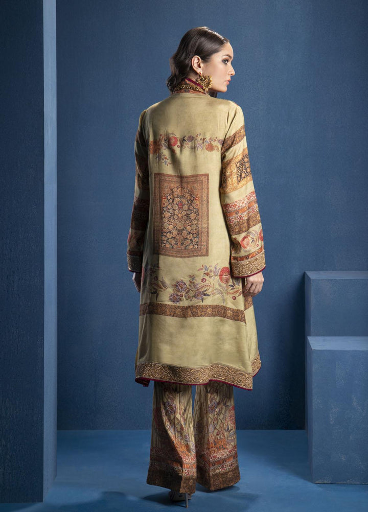 Shamaeel Ansari Luxury Pret  Silk Shirt SMA22SL S-07