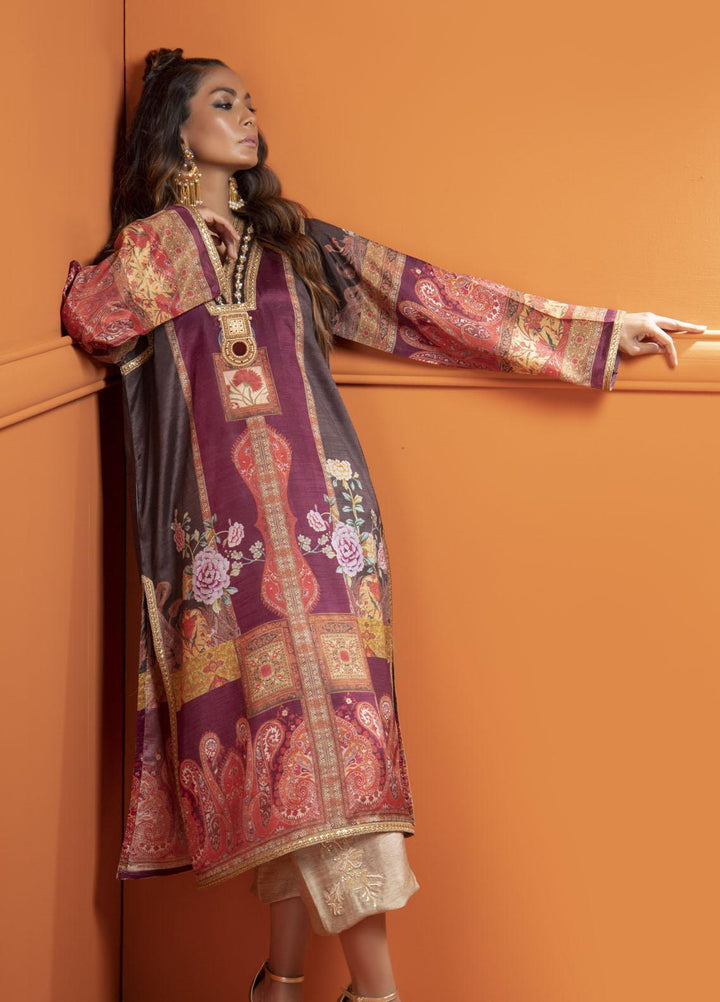 Shamaeel Ansari Luxury Pret  Silk Shirt SMA22VS V-03