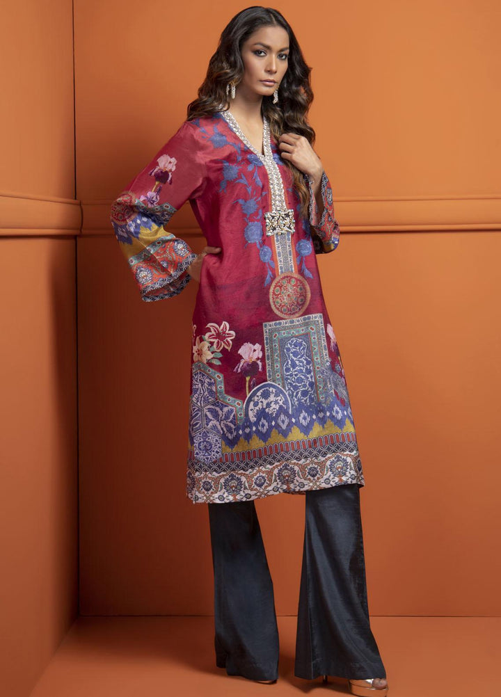 Shamaeel Ansari Luxury Pret  Silk Shirt SMA22VS V-05