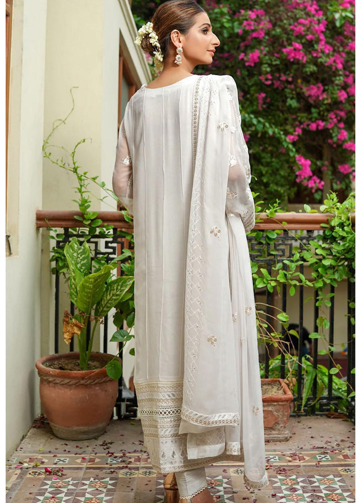 Shamooz Pret  Chiffon 3 Piece Dress SHM22DW Floral Grey SEM-0332