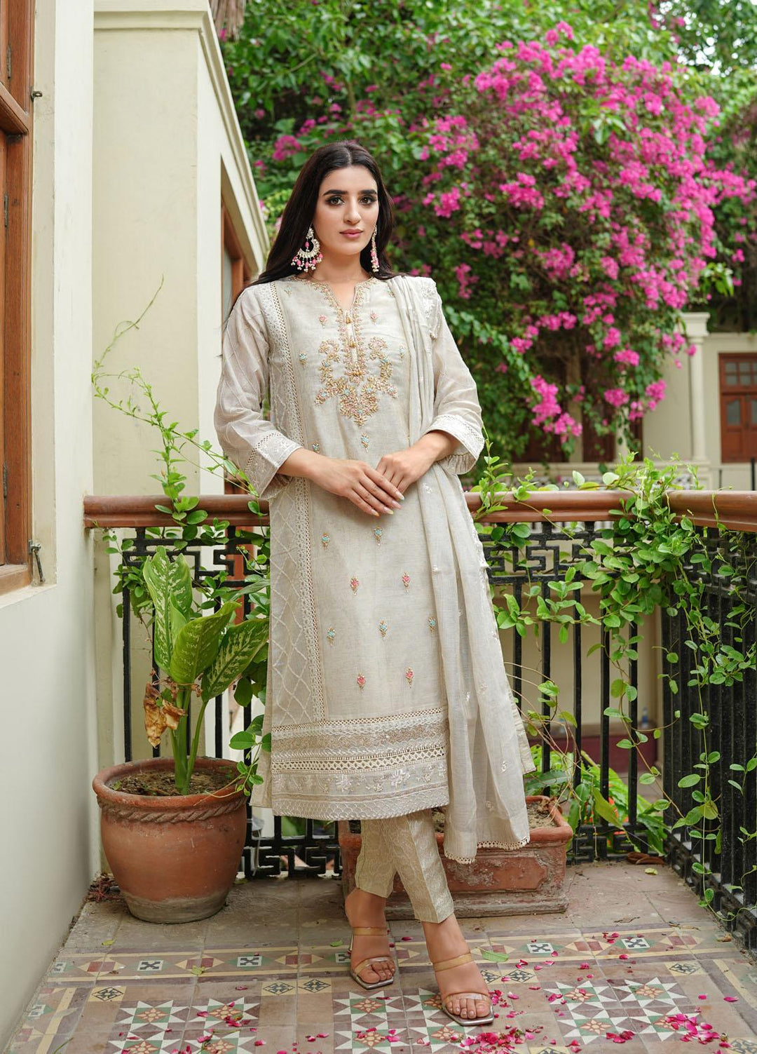 Shamooz Ready to Wear  Missouri 3 Piece Dress SHM22DW SEM-0321 Mahsuri Colour