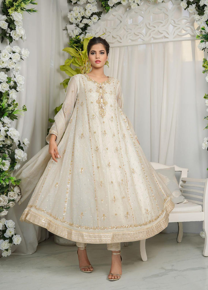 Shamooz Luxury Pret  Missouri 3 Piece Dress SHM23MP French Beige /SEM-0364