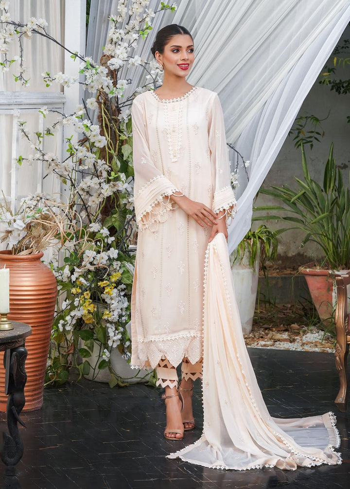 Shamooz Embroidered Chiffon Suits Unstitched 3 Piece SHM22W SU-032 - Winter Collection