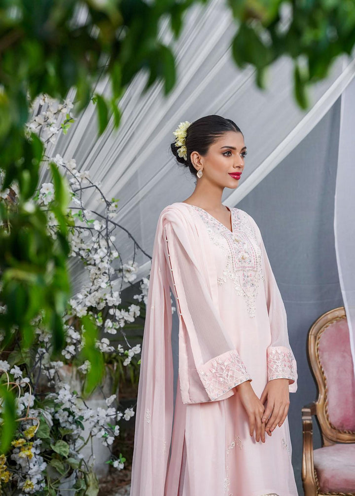 Shamooz Embroidered Chiffon Suits Unstitched 3 Piece SHM22W SU-036 - Winter Collection