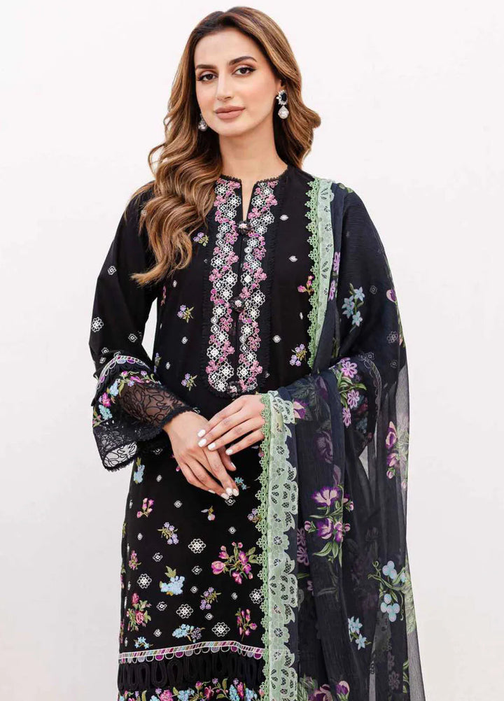 Shiree By Sable Vogue Embroidered Lawn Suit Unstitched 3 Piece SV24S D-04 Aster - Summer Collection
