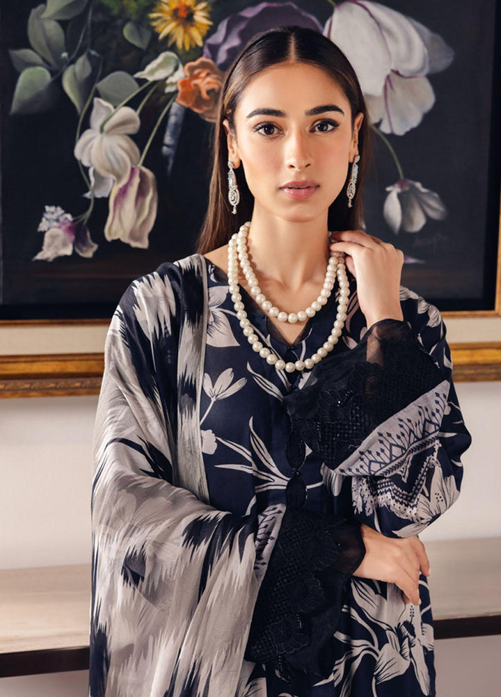 Signature Prints By Nureh Printed Lawn Suits Unstitched 3 Piece NU23SPR-V5 SP-65 - Summer Collection