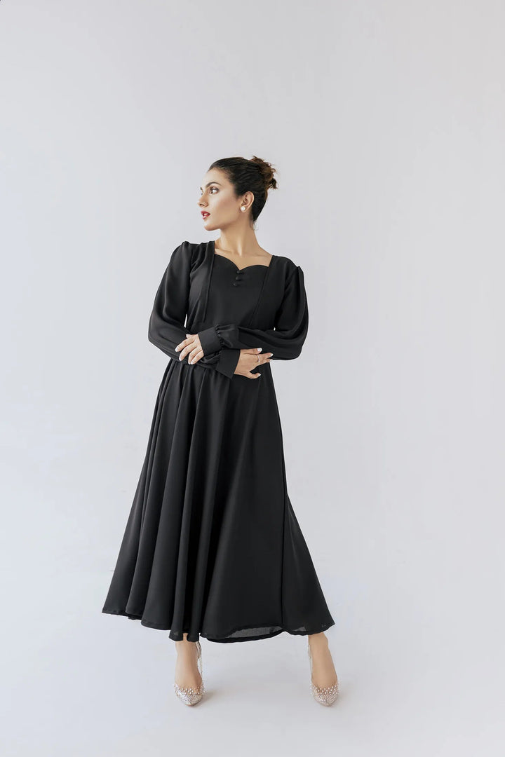 Slay Wear Pret Casual Georgette Shirt Midnight Magic Dress