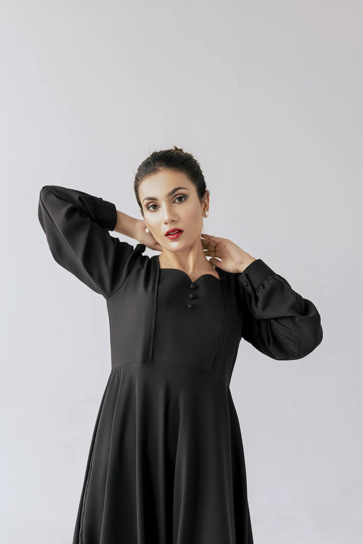 Slay Wear Pret Casual Georgette Shirt Midnight Magic Dress