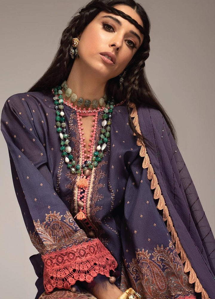 Sobia Nazir Printed Lawn Suits Unstitched 3 Piece SN22PL 5A - Summer Collection