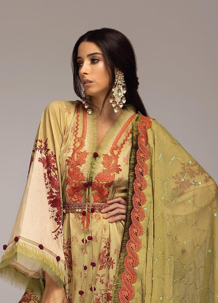Sobia Nazir Printed Lawn Suits Unstitched 3 Piece SN22PL 6A - Summer Collection