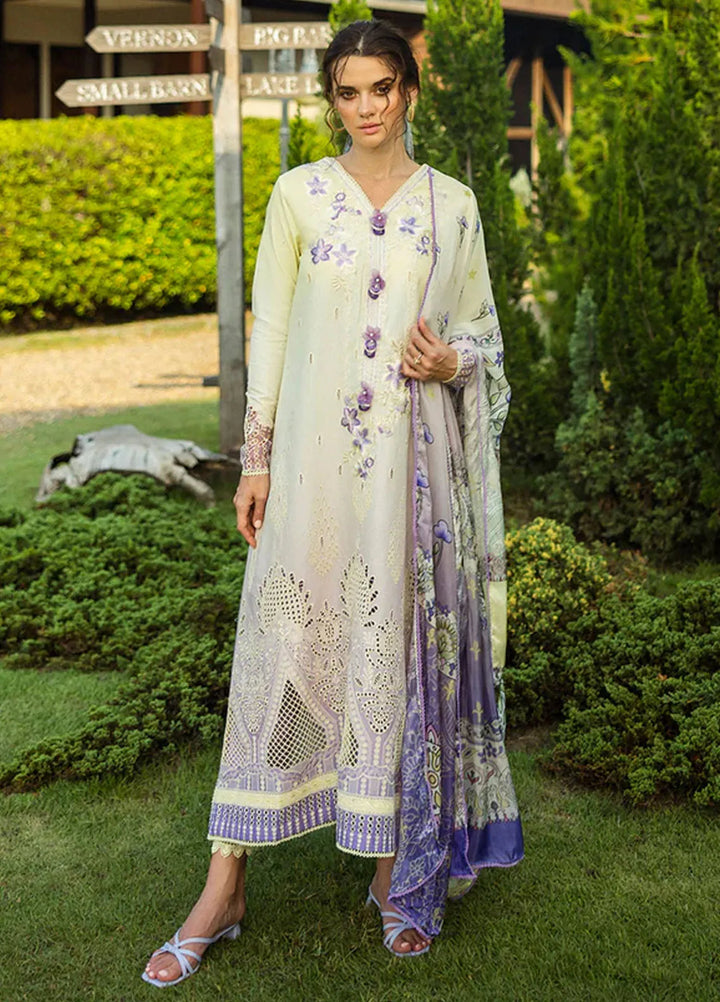 Solace Ombre by Mushq Chikankari Lawn Suit Unstitched 3 Piece MQ25SO D-01 Gioia - Summer Collection