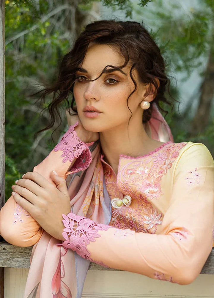 Solace Ombre by Mushq Chikankari Lawn Suit Unstitched 3 Piece MQ25SO D-04 Risate - Summer Collection