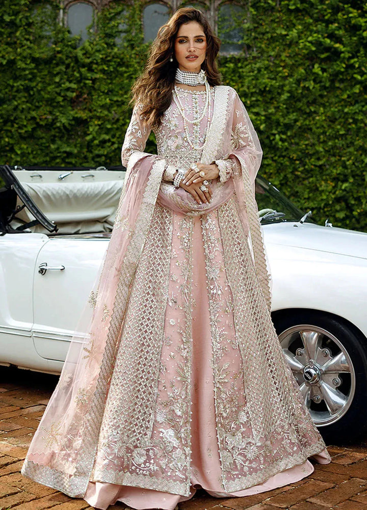 Stardust by Mushq Embroidered Net Suit Unstitched 4 Piece MQ24SW MWD-04 Starlet Sparkle - Formal Collection