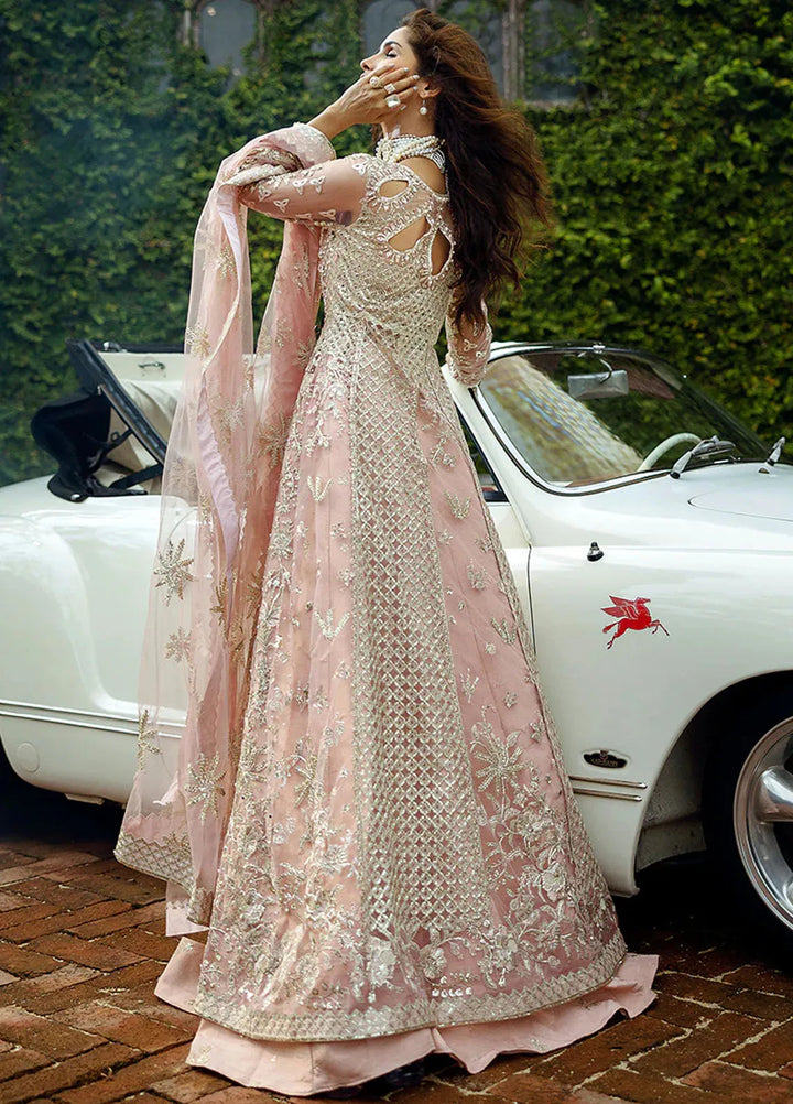 Stardust by Mushq Embroidered Net Suit Unstitched 4 Piece MQ24SW MWD-04 Starlet Sparkle - Formal Collection
