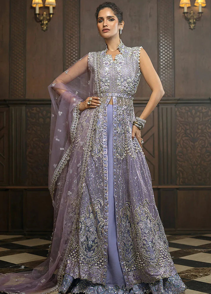 Stardust by Mushq Embroidered Net Suit Unstitched 4 Piece MQ24SW MWD-05 Celestial Glam - Formal Collection