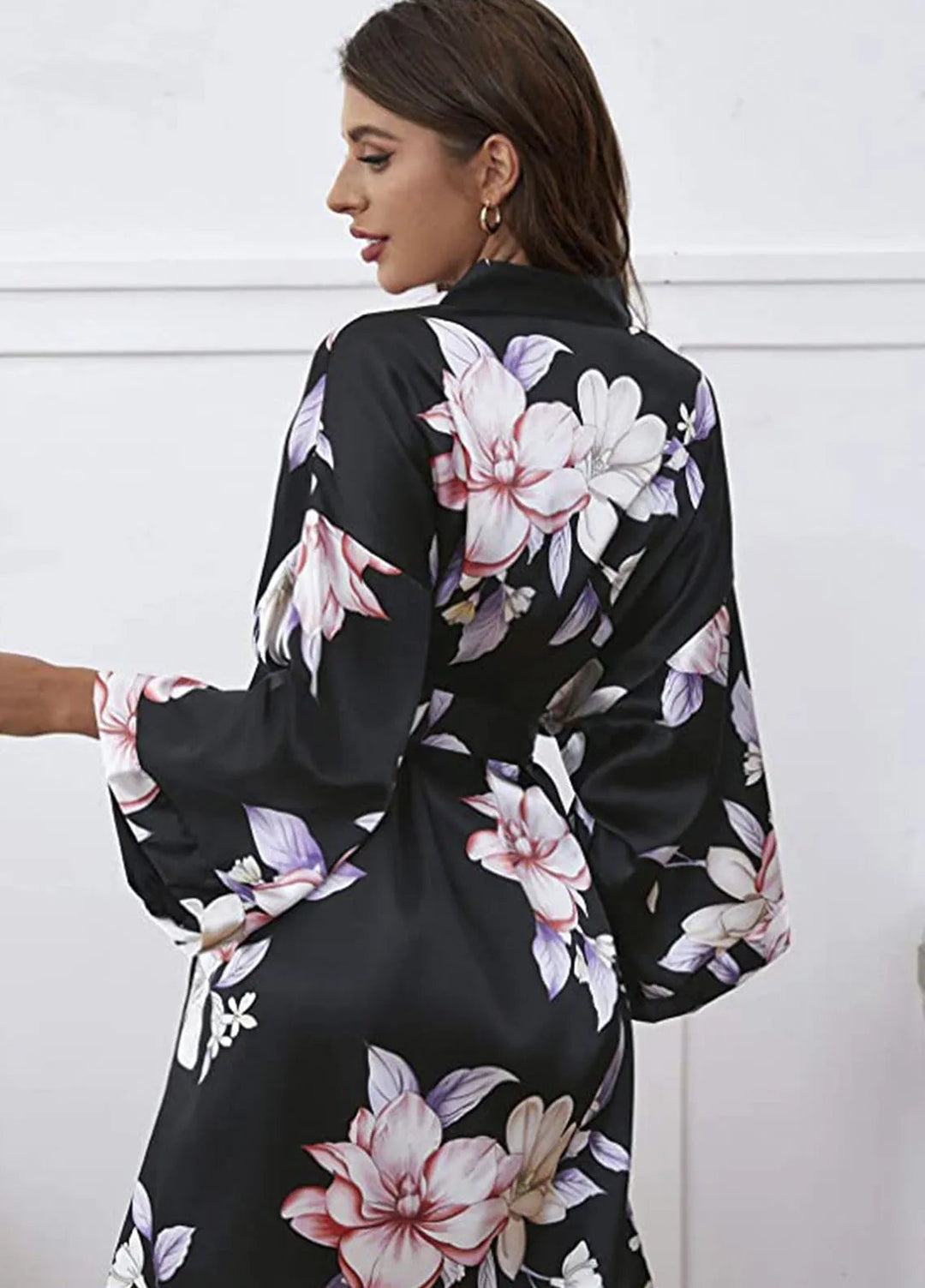Studio By Arj Pret Printed Polyester 1 Piece gown SBA-01-GWN36-BLK