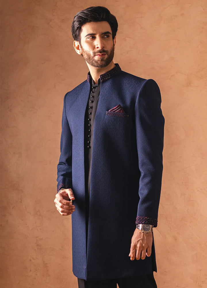 Stylish Fancy Men Front Open Sherwani - GS-5072