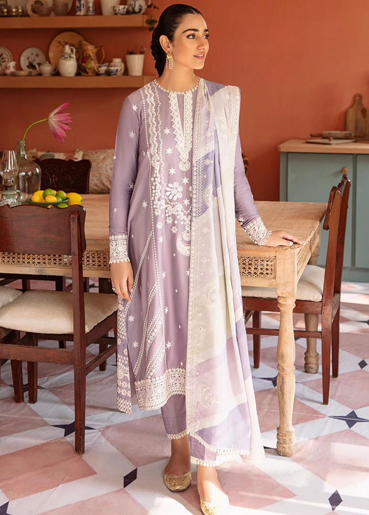 Sukoon By Cross Stitch Embroidered Cotton Satin Suits Unstitched 3 Piece CS22CS BELLE DONNA - Winter Collection