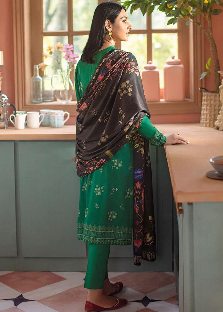 Sukoon By Cross Stitch Embroidered Cotton Satin Suits Unstitched 3 Piece CS22CS EVENING SHRUB - Winter Collection