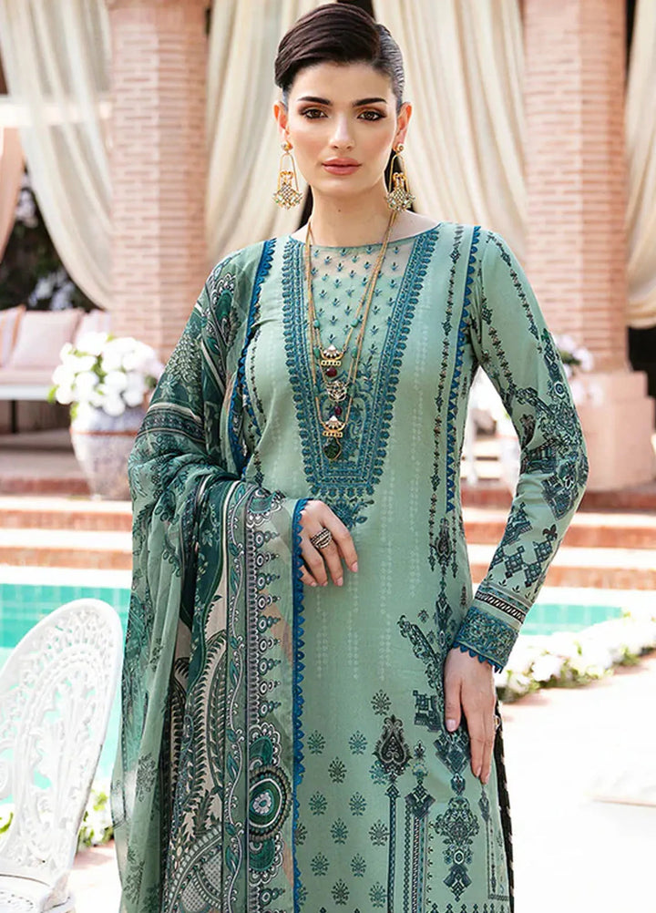 Summer Glow by Gulaal Embroidered Lawn Suit Unstitched 3 Piece GL24SG D-05 Anadiya - Summer Collection