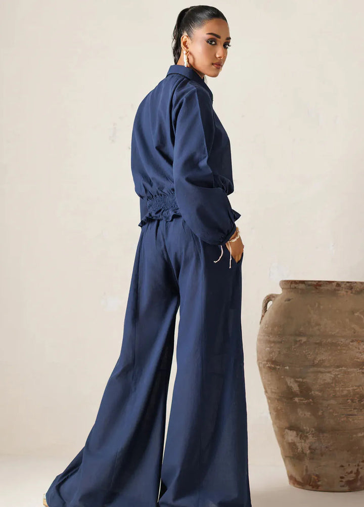 Summer Sorbet By Minutiae Pret Casual Lawn 2 Piece Suit Sapphire Co-Ord