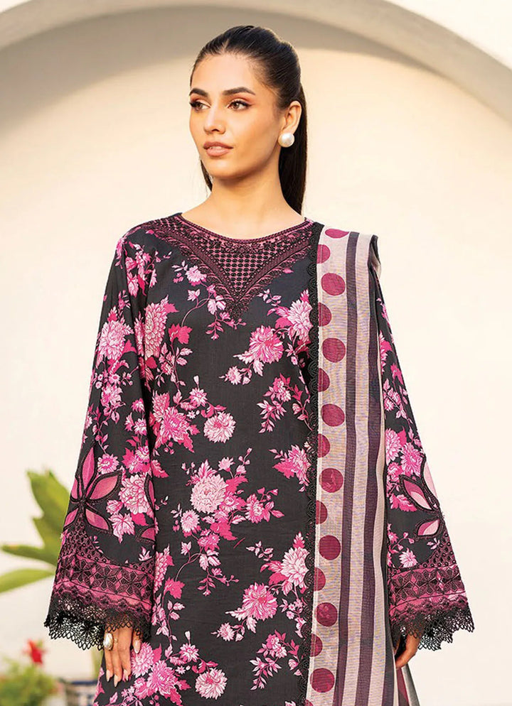 Summer Soriee By Xenia Embroidered Lawn Suit Unstitched 3 Piece ZE24SS Vahi - Summer Collection