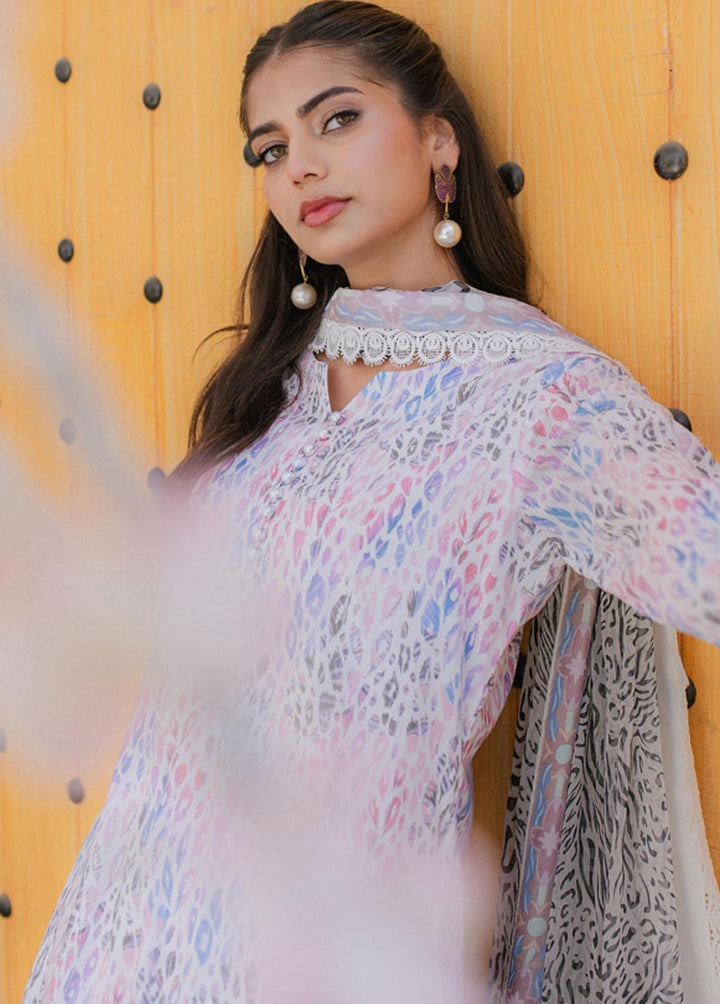 Sunshine Bloom By Al Zohaib Embroidered Cambric Suits Unstitched 3 Piece AZ23PK 09 - Winter Collection