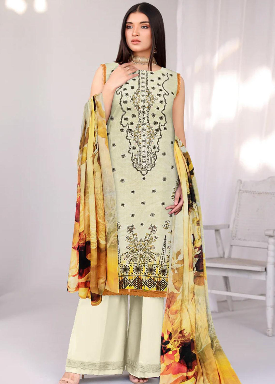 Swiss Miss By Insiya Clothing Embroidered Lawn Suits Unstitched 3 Piece INS23SM 03 - Summer Collection