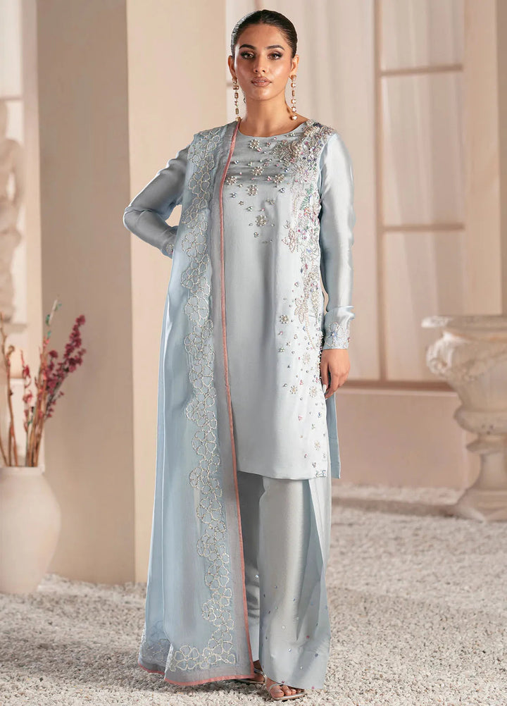 Symphony by AJR Pret Embroidered 3 Piece Suit Midnight Bloom