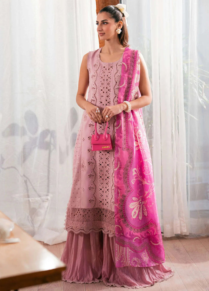 Symphony by Neeshay Embroidered Lawn Suits Unstitched 3 Piece NSH25S Dahlia - Summer Collection