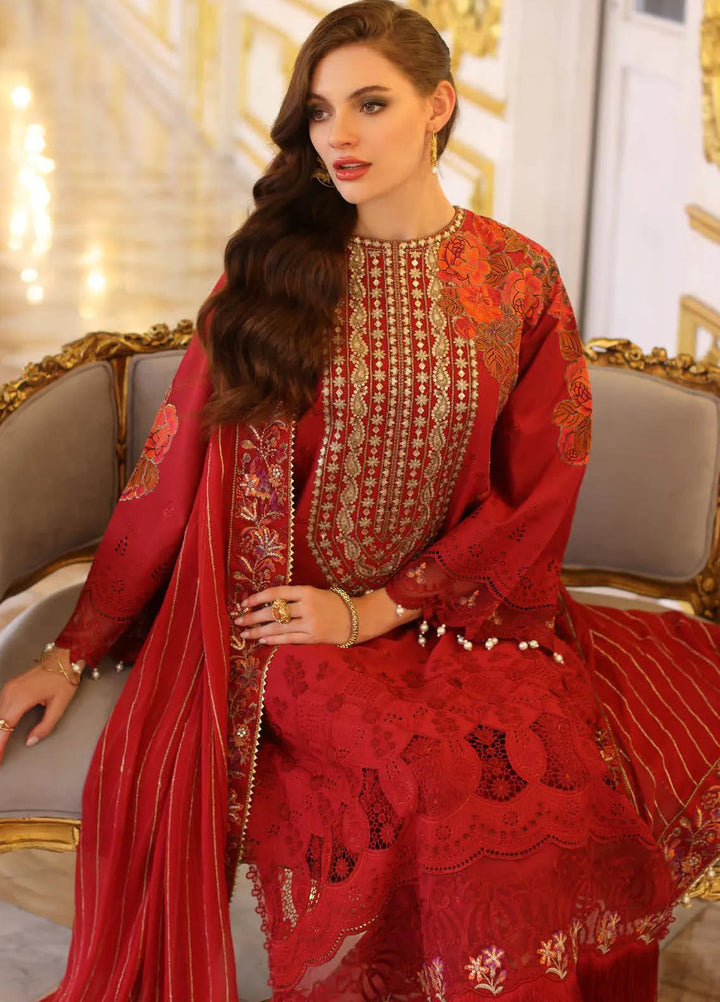 Tabeer by Charizma Embroidered Lawn Suit Unstitched 3 Piece CR25T CT5-02 - Summer Collection