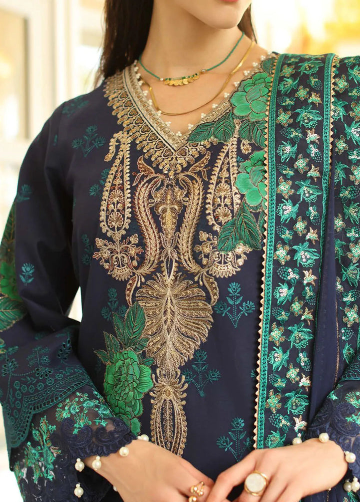 Tabeer by Charizma Embroidered Lawn Suit Unstitched 3 Piece CR25T CT5-08 - Summer Collection