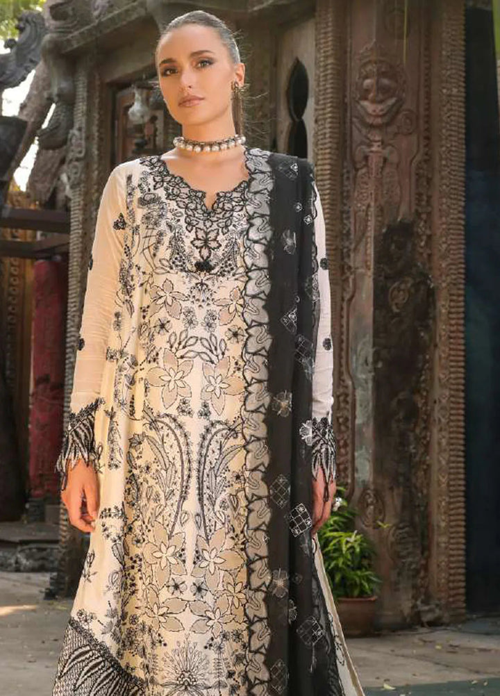 Tabeer Embroidered Lawn Suit Unstitched 3 Piece TBR24L D-01 - Summer Collection