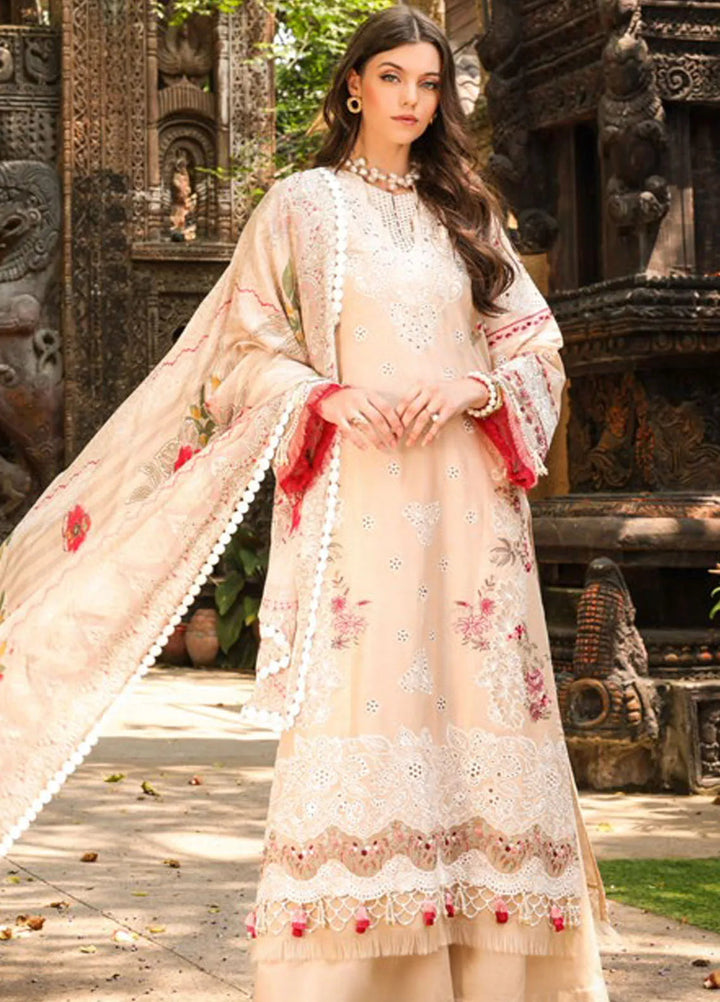 Tabeer Embroidered Lawn Suit Unstitched 3 Piece TBR24L D-04 - Summer Collection