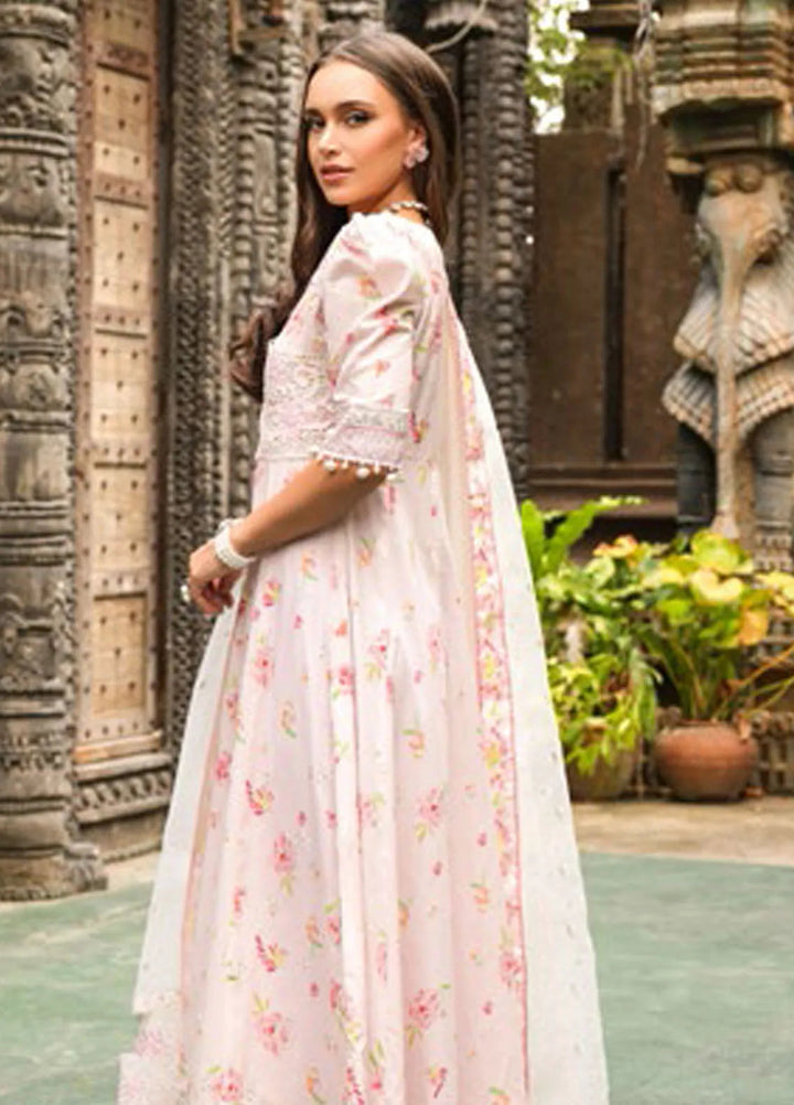 Tabeer Embroidered Lawn Suit Unstitched 3 Piece TBR24L D-05 - Summer Collection