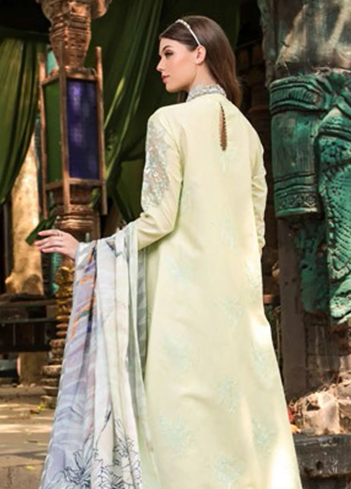 Tabeer Embroidered Lawn Suit Unstitched 3 Piece TBR24L D-07 - Summer Collection
