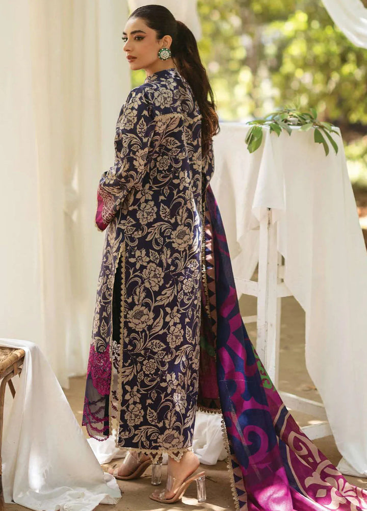 Tahra by Zainab Chottani Embroidered Lawn Suit Unstitched 3 Piece ZC24T 7B Tamara - Summer Collection