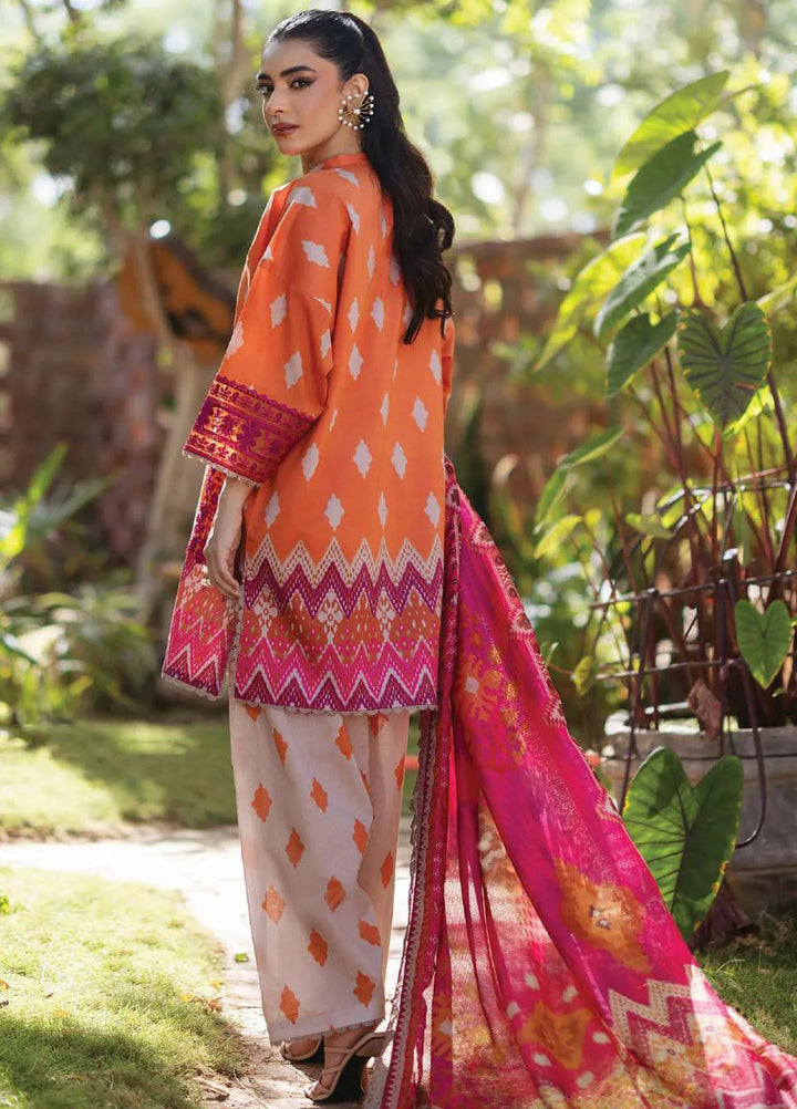 Tahra by Zainab Chottani Embroidered Lawn Suit Unstitched 3 Piece ZC24T 8B Liza - Summer Collection