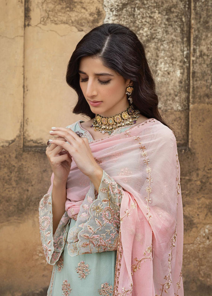 Tahra By Zainab Chottani Embroidered  Suits Unstitched 3 Piece TZC23LF D-05 Dilbar - Luxury Festive Collection