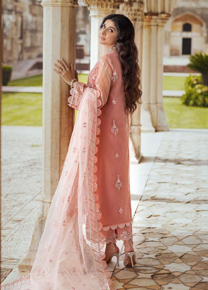 Tahra By Zainab Chottani Embroidered  Suits Unstitched 3 Piece TZC23LF D-07 Roushaney - Luxury Festive Collection