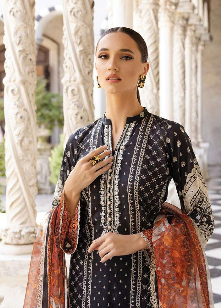 Tahra By Zainab Chottani Embroidered Lawn Suits Unstitched 3 Piece TZC23L Celestial Bliss 9A - Summer Collection