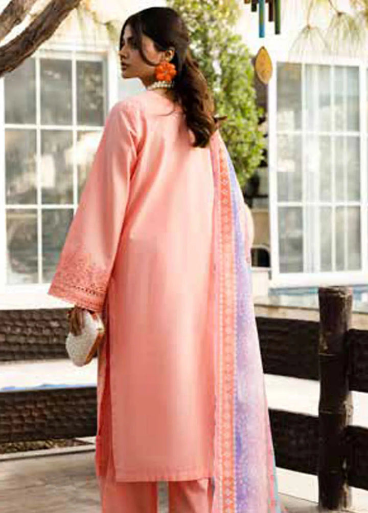 Tehzeeb by Riaz Arts Chikankari Lawn Suits Unstitched 3 Piece RA25TEC TL-444 - Summer Collection