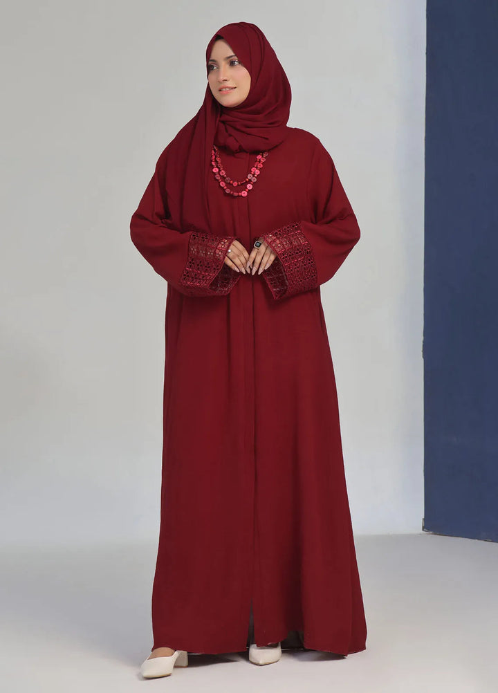 TGM Pret Embroidered Cypress Abaya Manha